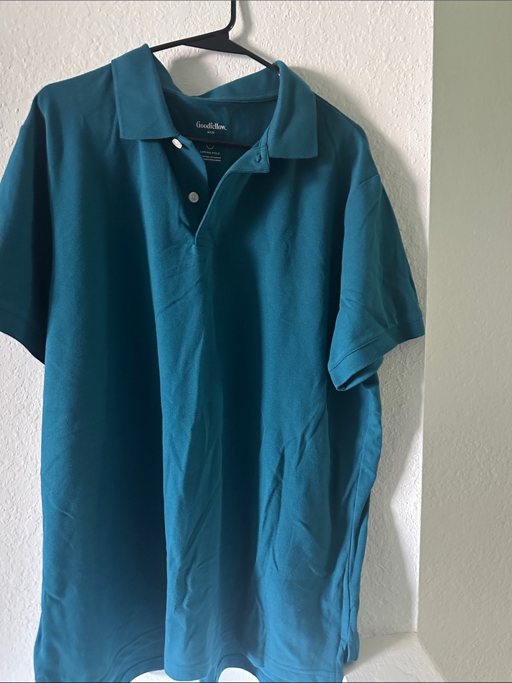 Goodfellow & Co Teal Green-Blue Polo Shirt